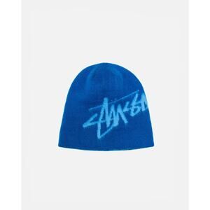 STUSSY SKULLCAP BRUSHED OUT STOCK - BLUE